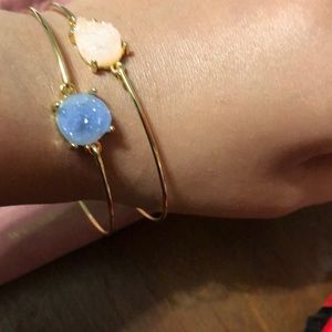 Druzy bangles bracelet. ( Kevia)!